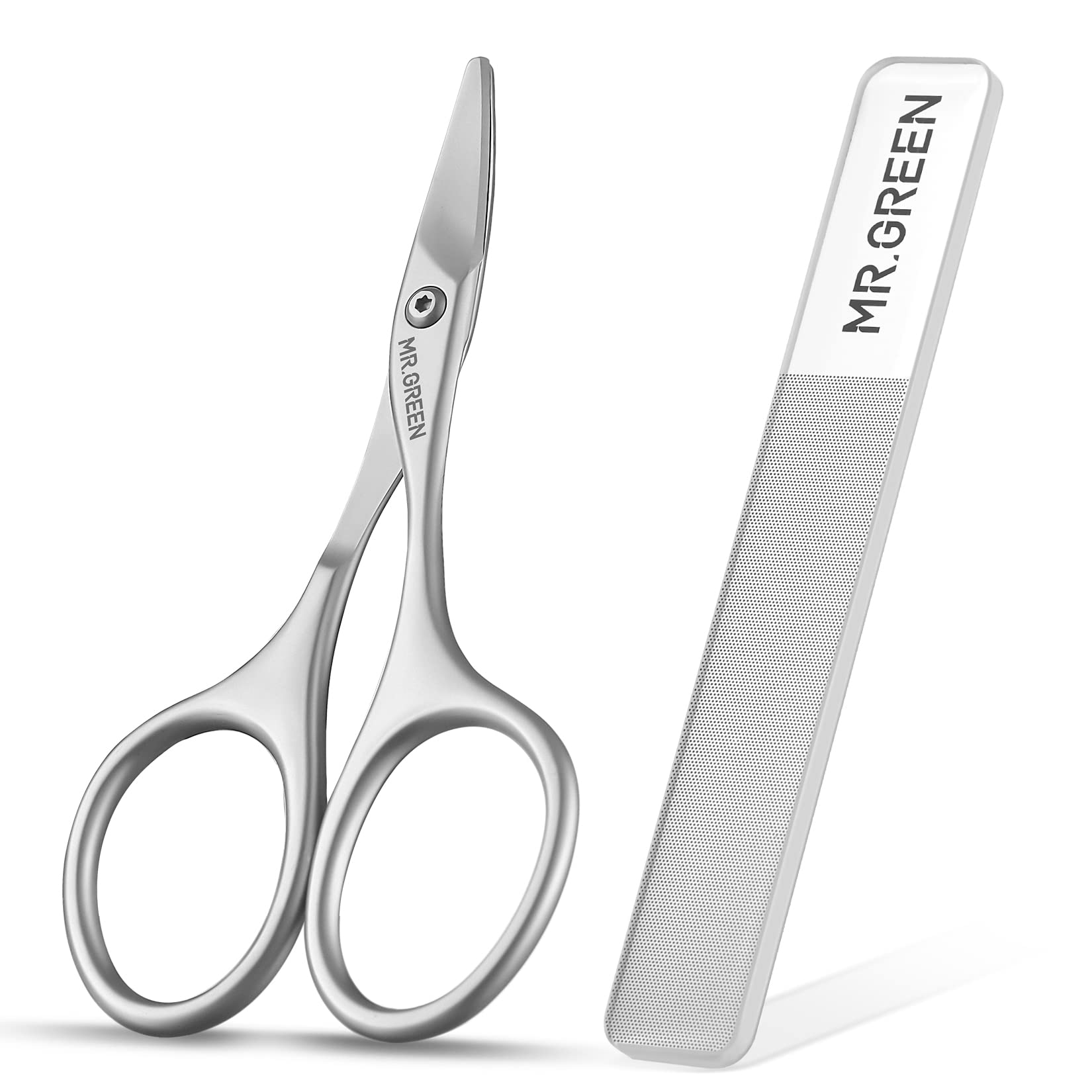 MR.GREEN baby nail scissors angled-curve help precise, safer trimming during grooming.