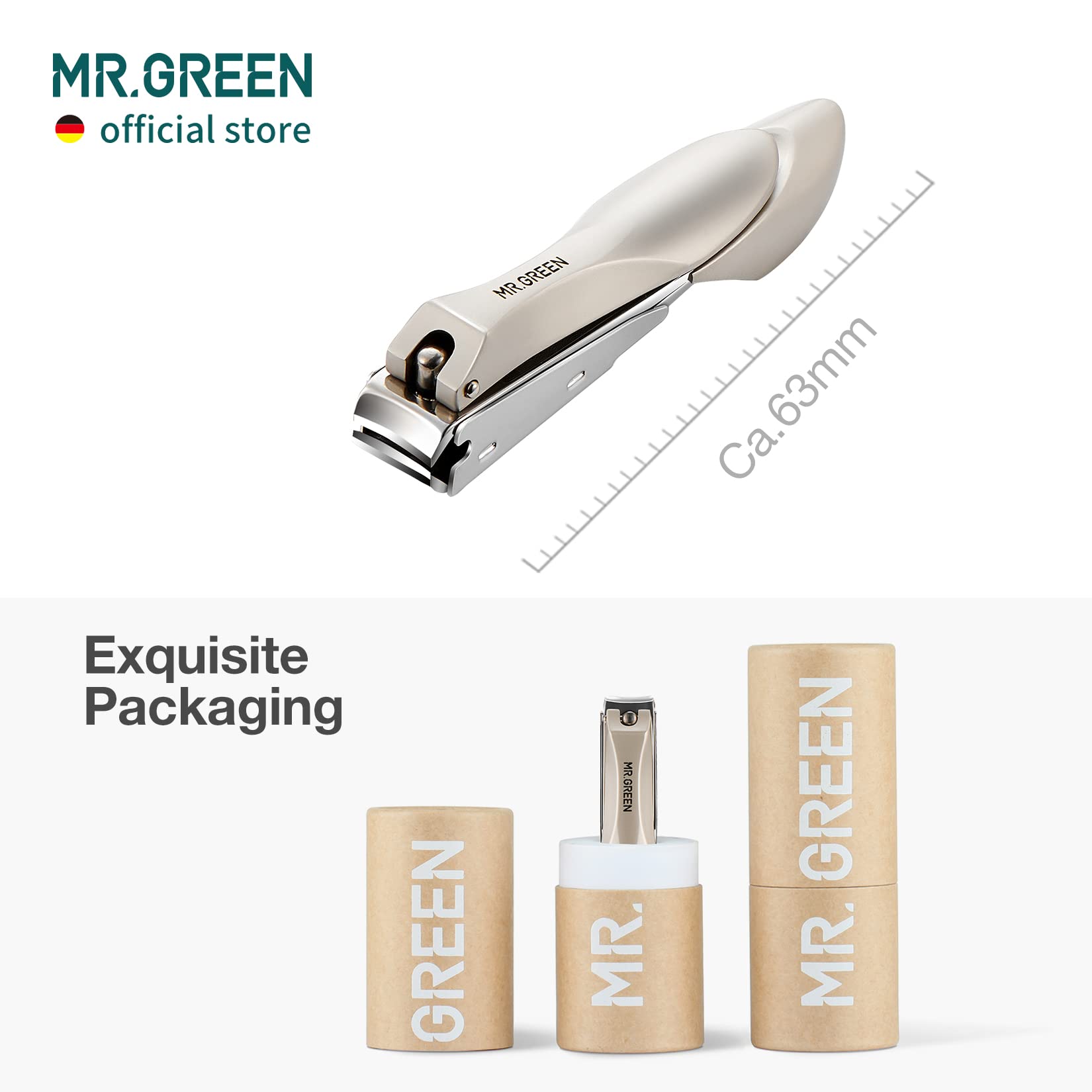 MR.GREEN nano glass file included for precise nail shaping