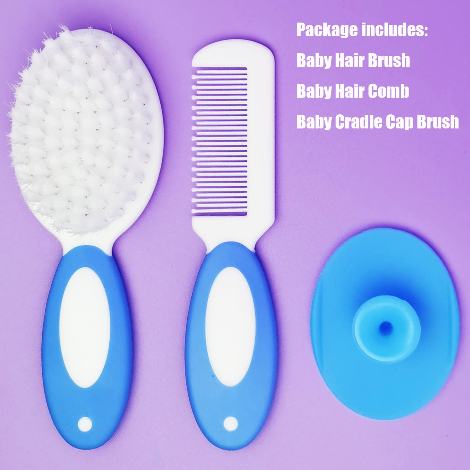 MR LION baby hair comb spherical teeth prevent snags during grooming