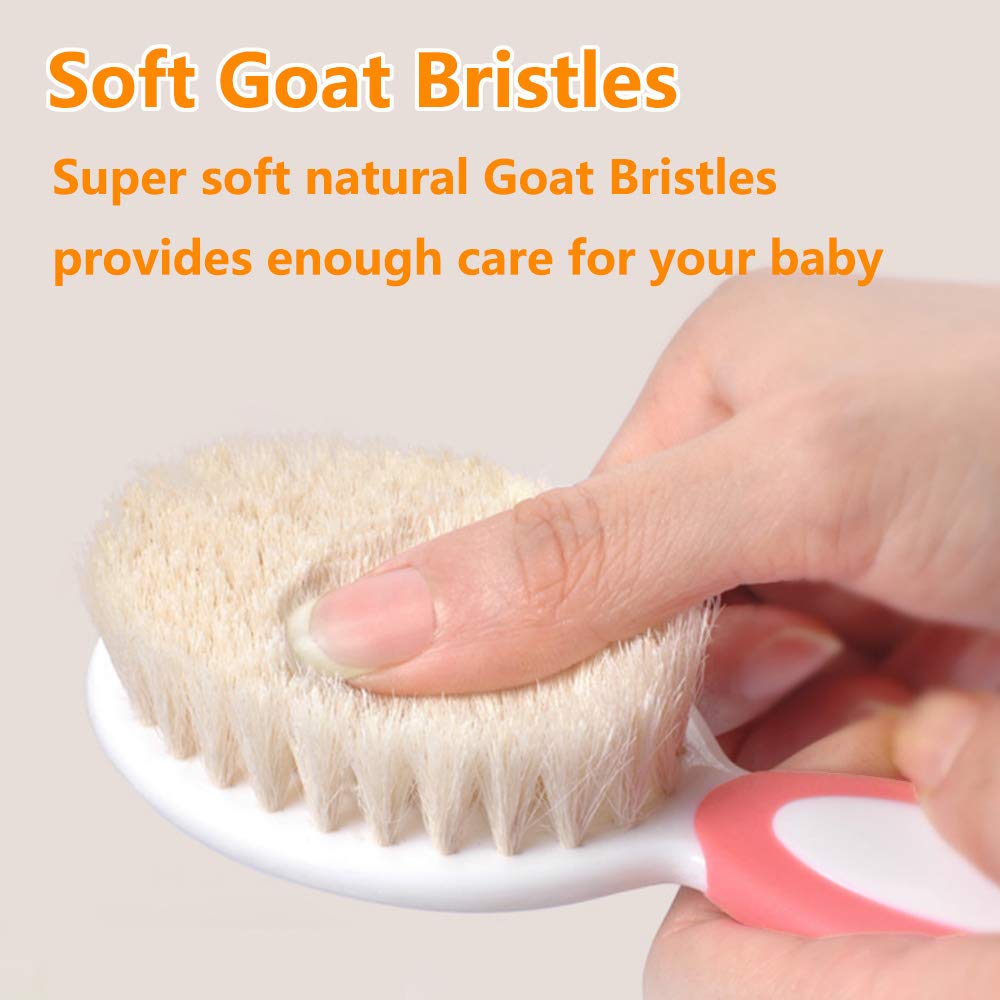 MR LION bath brush for baby hair care during bath time.