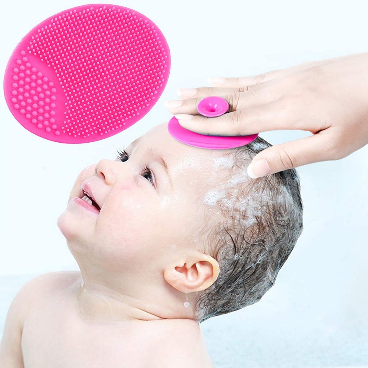MR LION cradle-cap care massage promotes scalp comfort during daily grooming.