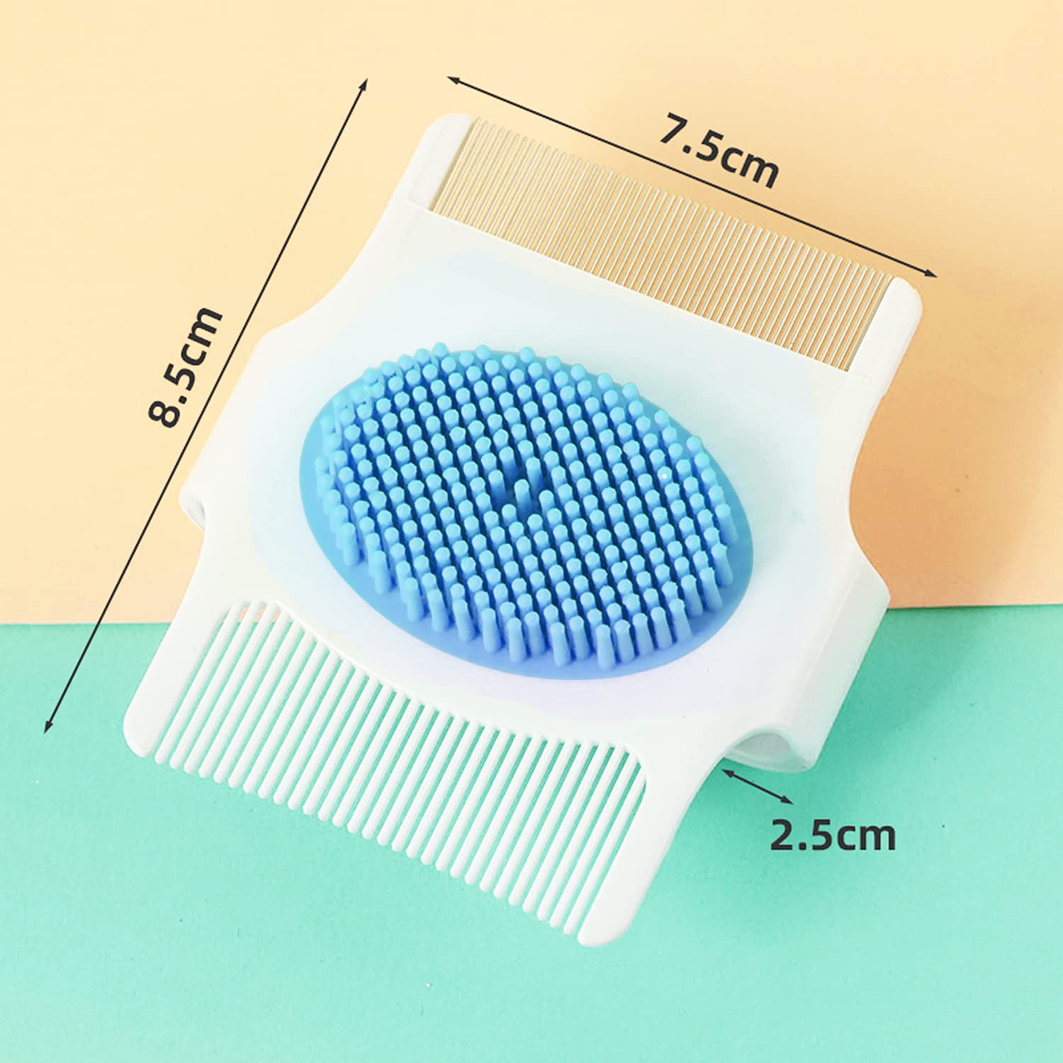 MR LION cradle cap comb dense teeth cleans smaller flakes without scratching the scalp
