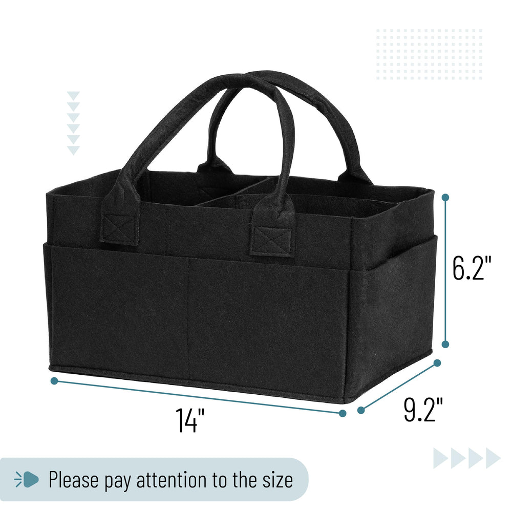 Mr. Pen Baby Diaper Caddy exterior pockets organize wipes and bottles for quick access.