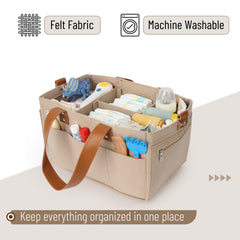 Mr. Pen caddy includes a secure zippered compartment to keep small items safe.