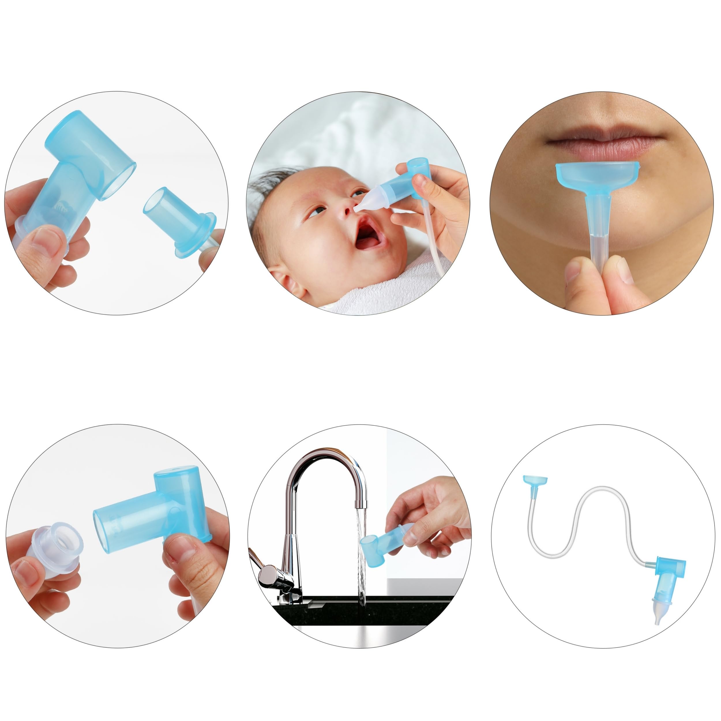 Mr. Pen nasal aspirator compact form fits into a diaper bag for on-the-go relief.