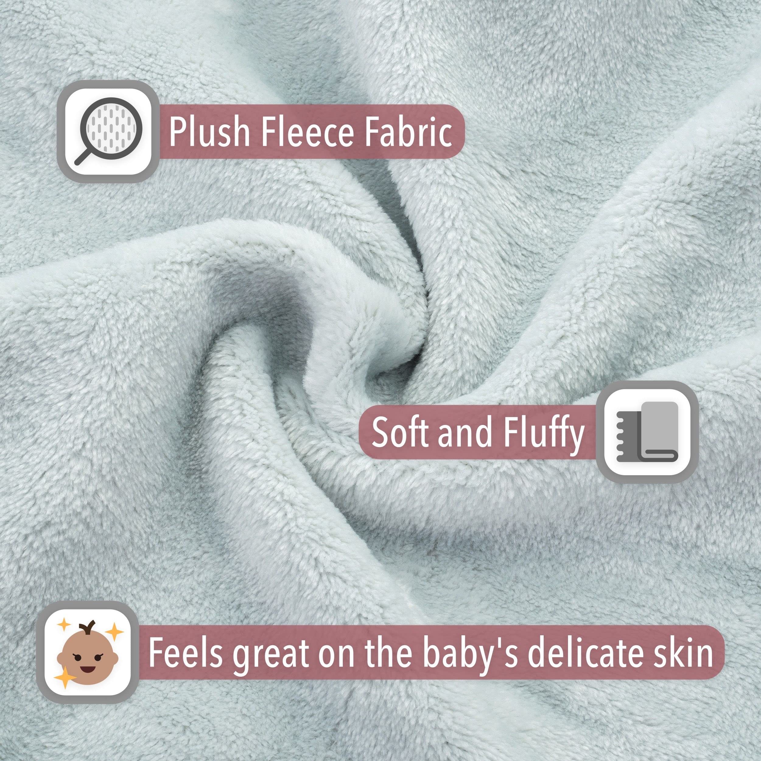 Mr. Pen Baby Towel head-drying after bath with warmth.