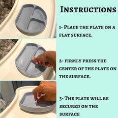 Mr. Pen silicone suction plate is microwave-safe for quick reheats