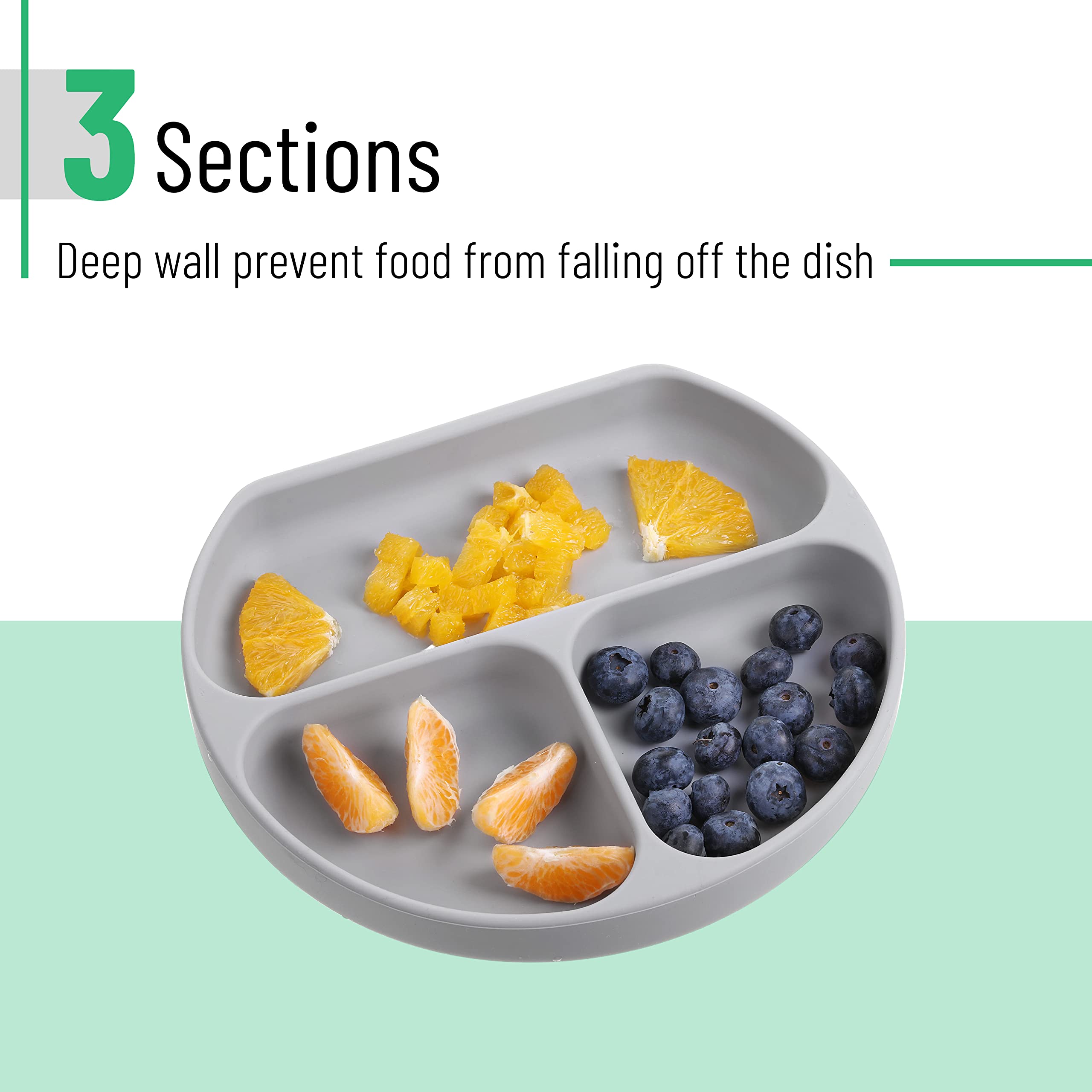 Mr. Pen silicone suction plate aids self-feeding practice