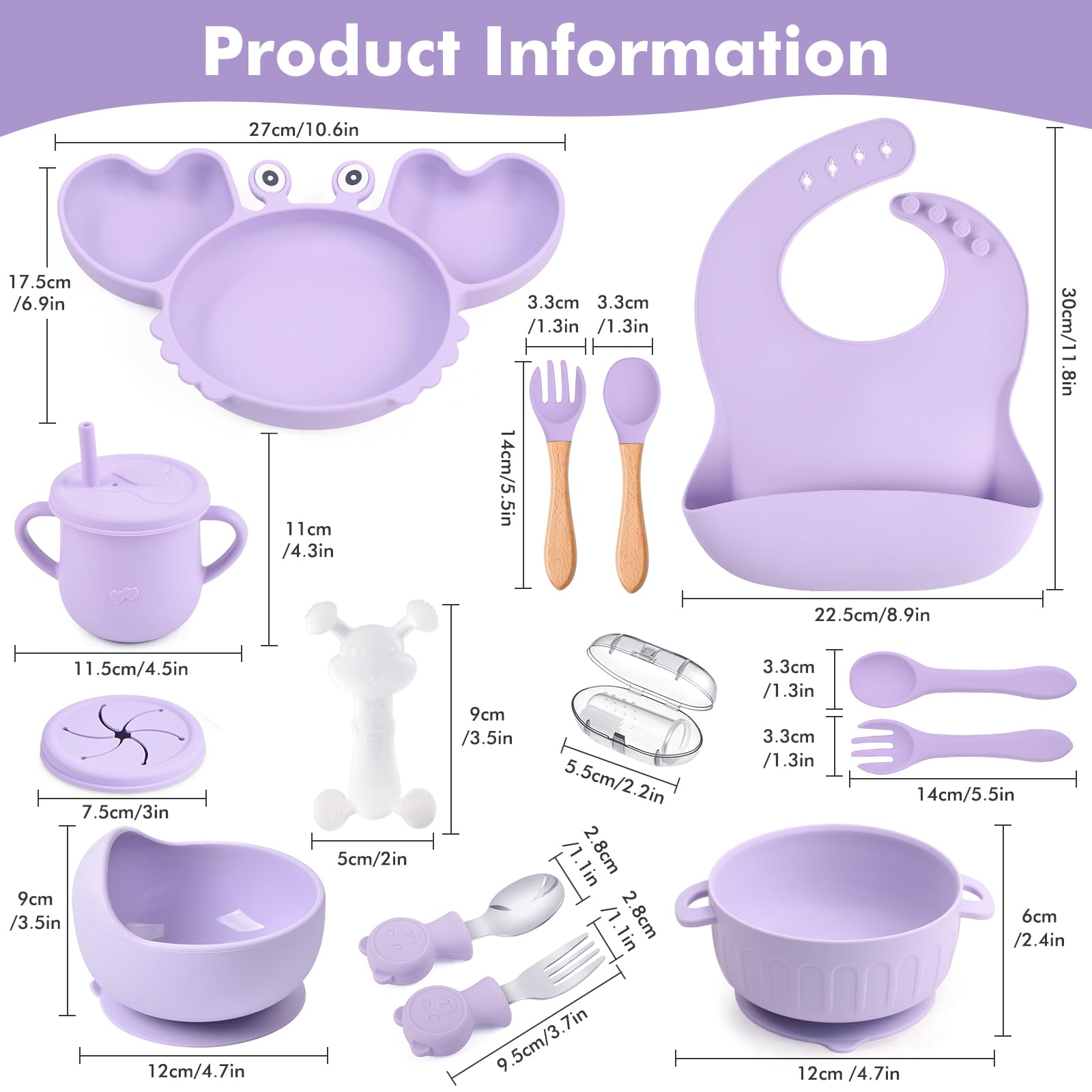 Mraisebossup baby bib, adjustable size, helps protect clothes during meals