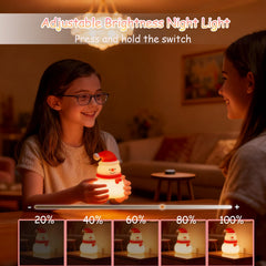 Mrauzlty small Christmas night light color-change mode for festive mood lighting.