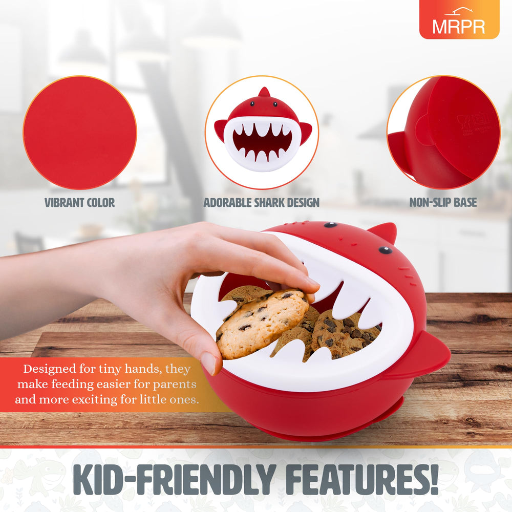 MRPR Chompers bowl travel-ready for on-the-go families in a diaper bag.