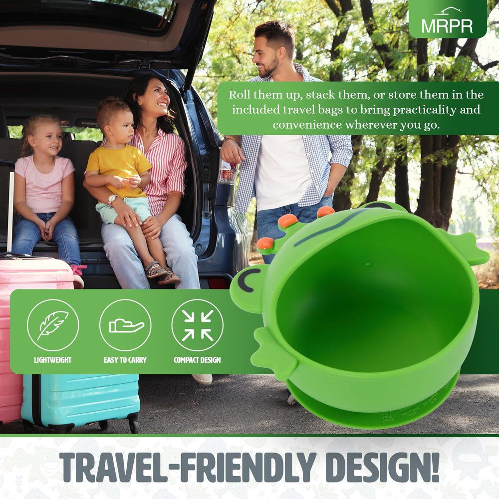MRPR Hop & Snack Bowl is compact and travel-friendly for on-the-go feeding