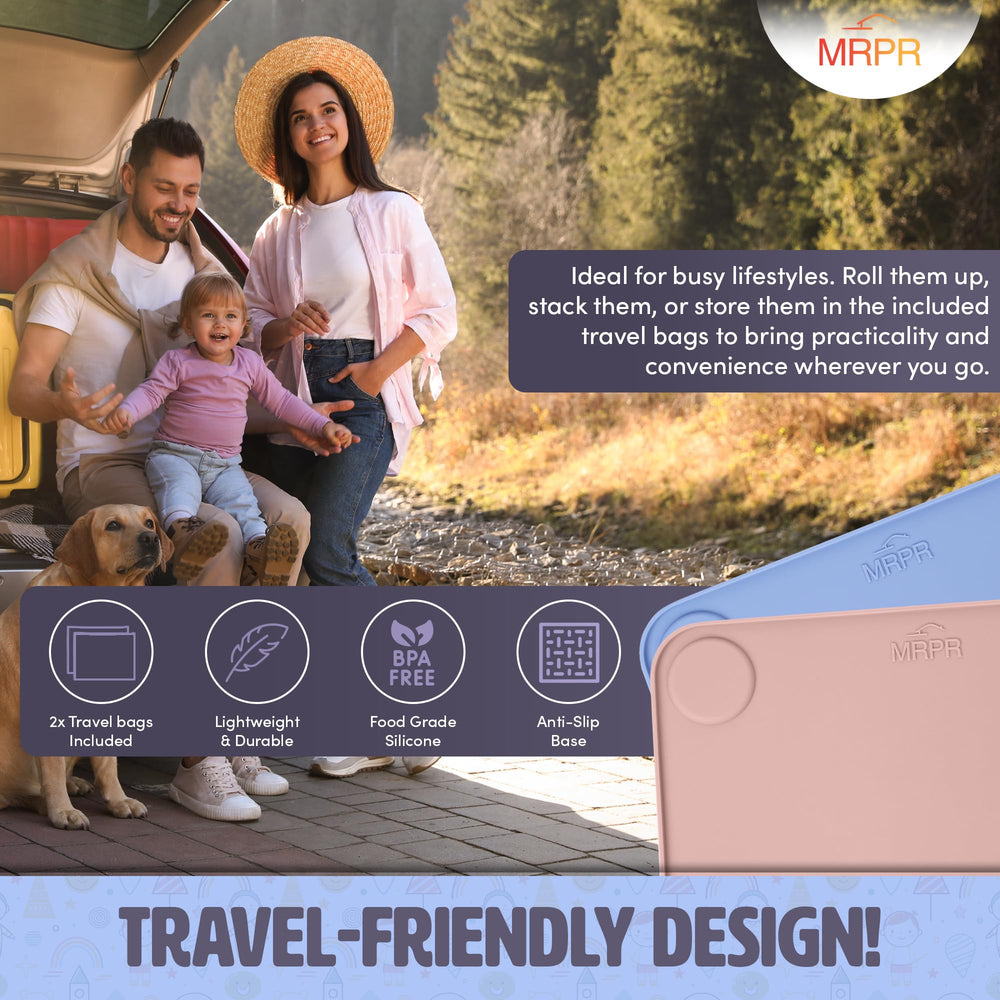 MRPR heat-resistant placemats withstand warm bowls for comfortable dining.