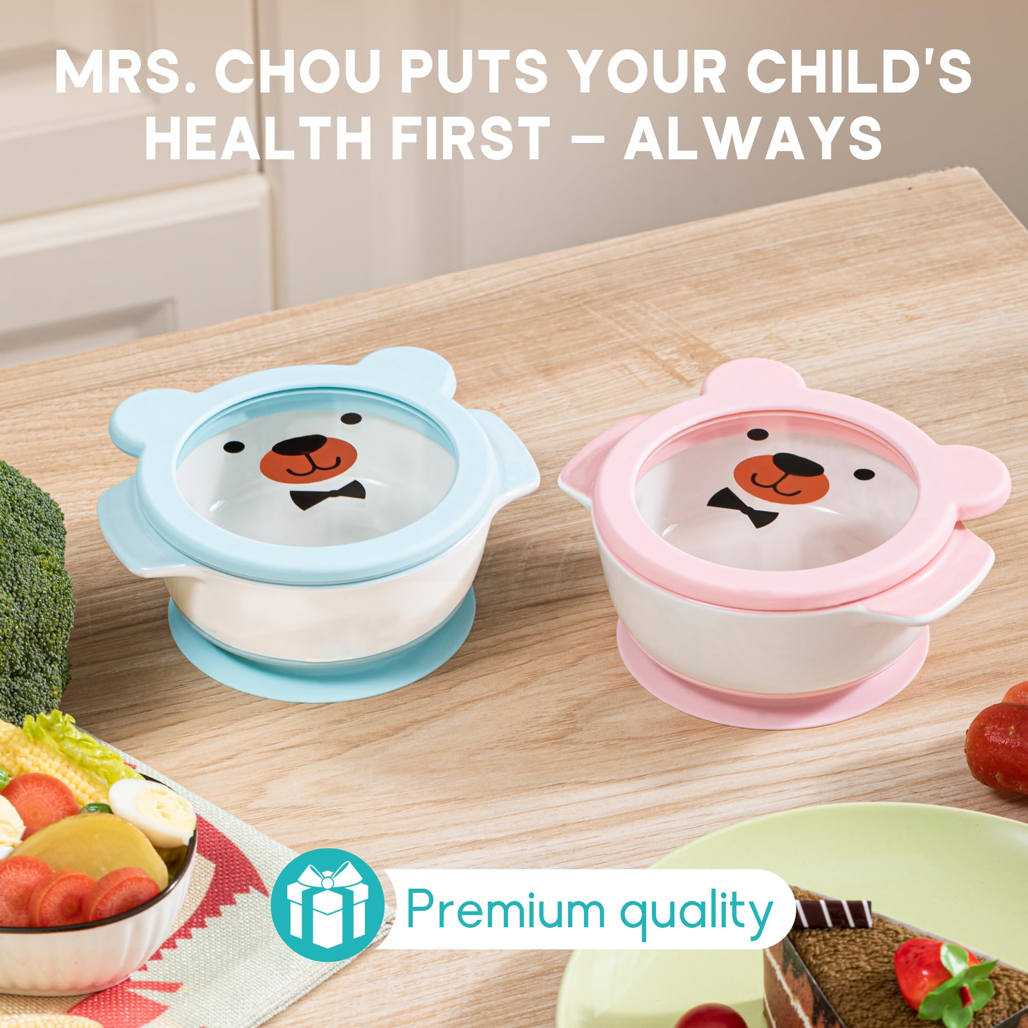Mrs. Chou stylish design adds elegance to family mealtimes.