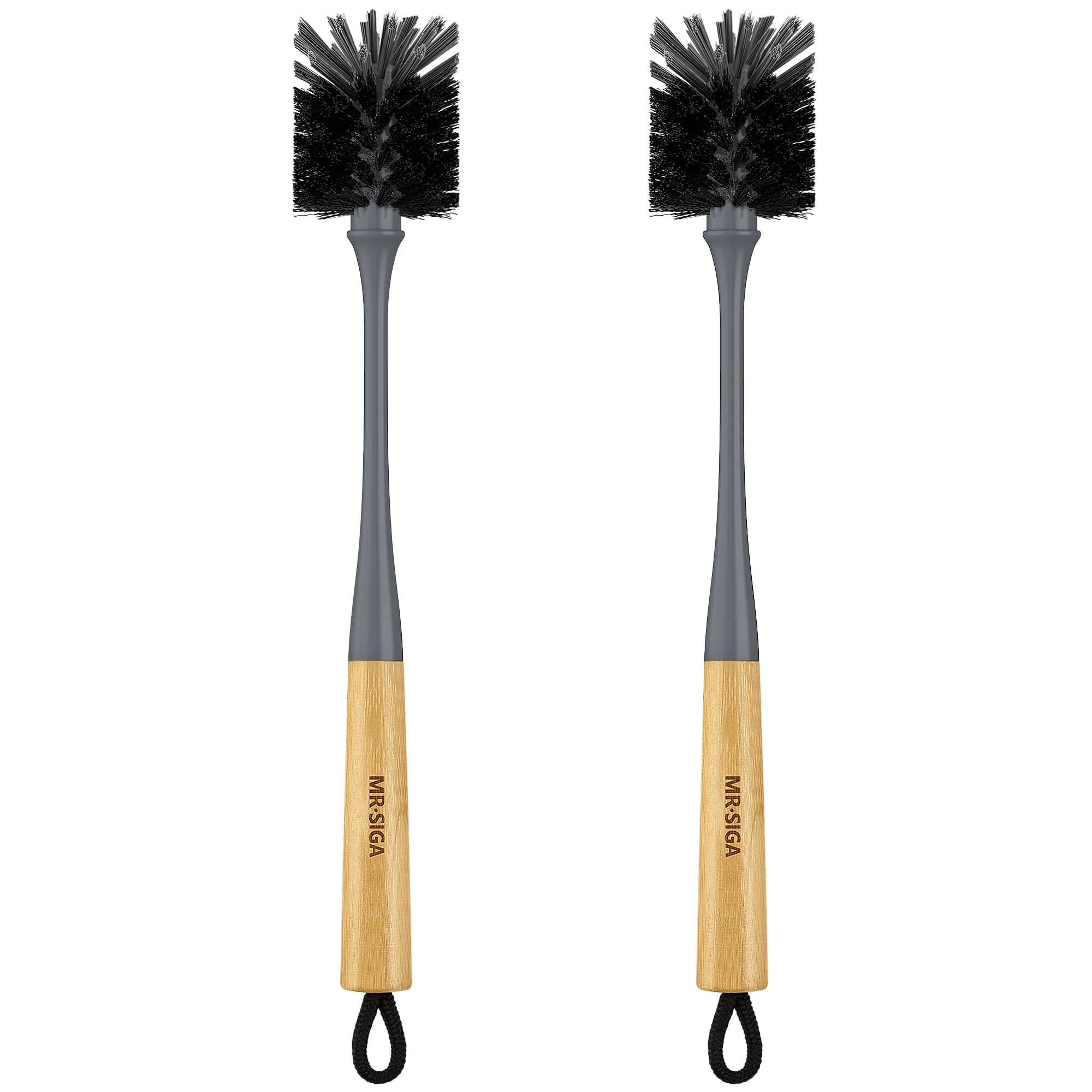 MR.SIGA Water Bottle Brush long-handle reaches deep corners for thorough cleaning
