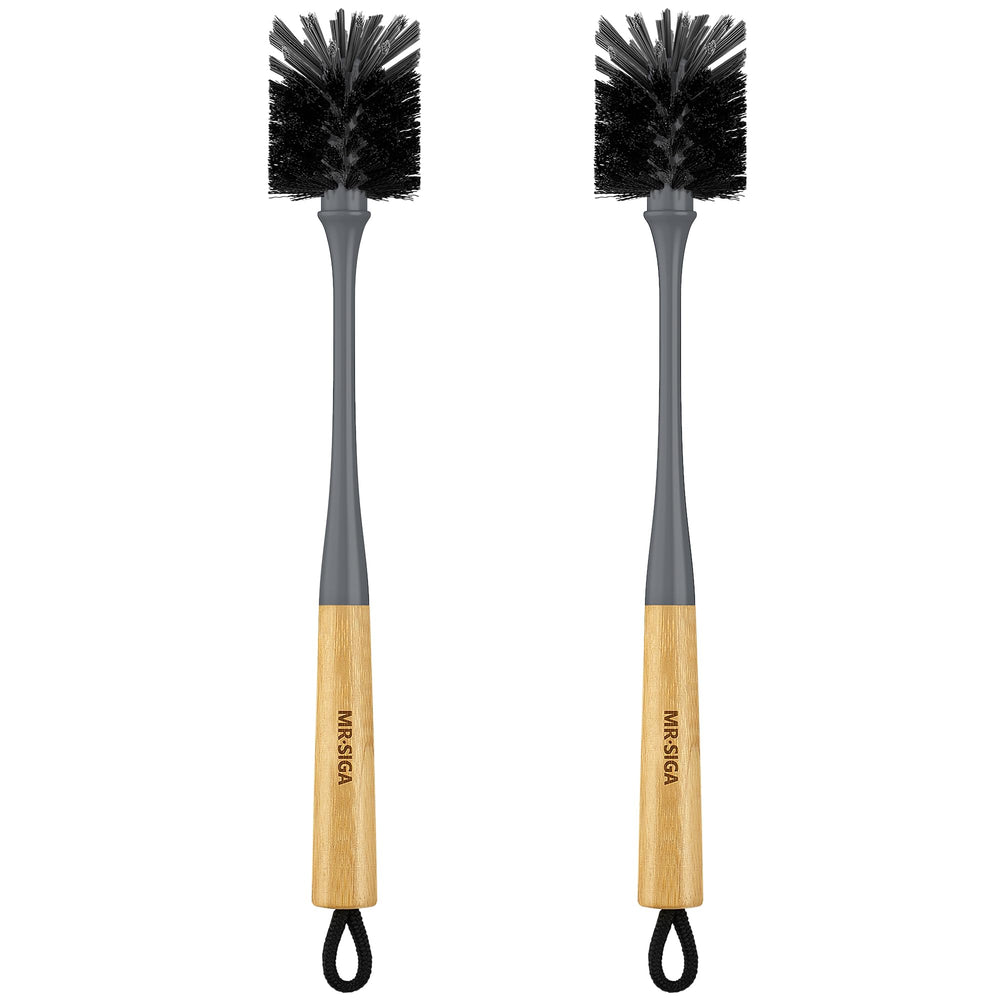 MR.SIGA Water Bottle Brush long-handle reaches deep corners for thorough cleaning