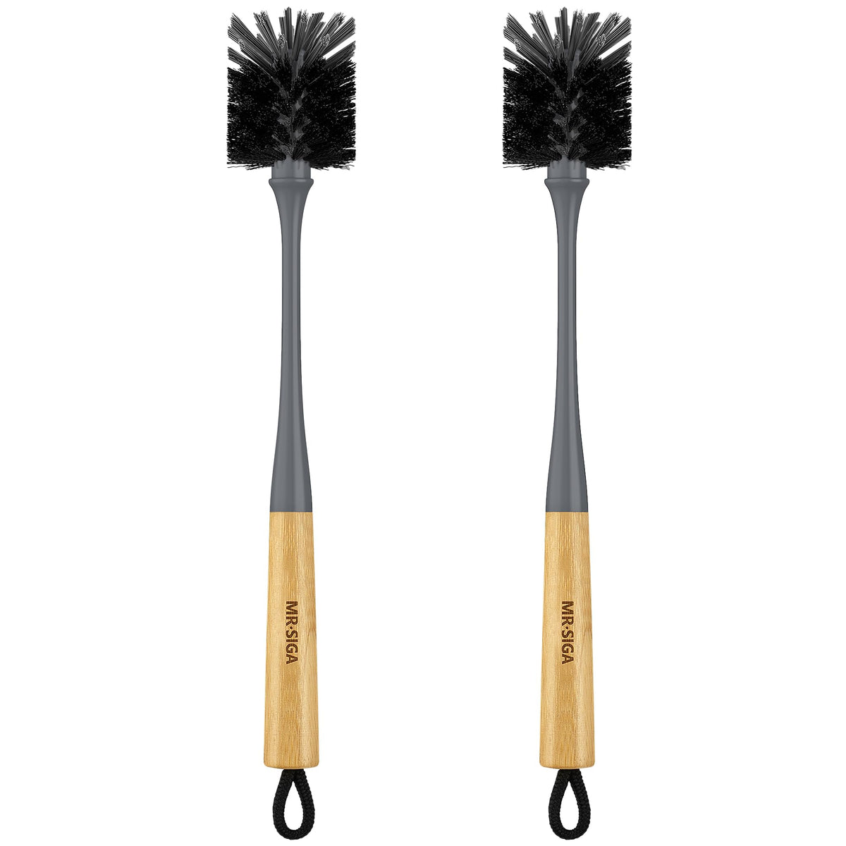 MR.SIGA Water Bottle Brush long-handle reaches deep corners for thorough cleaning