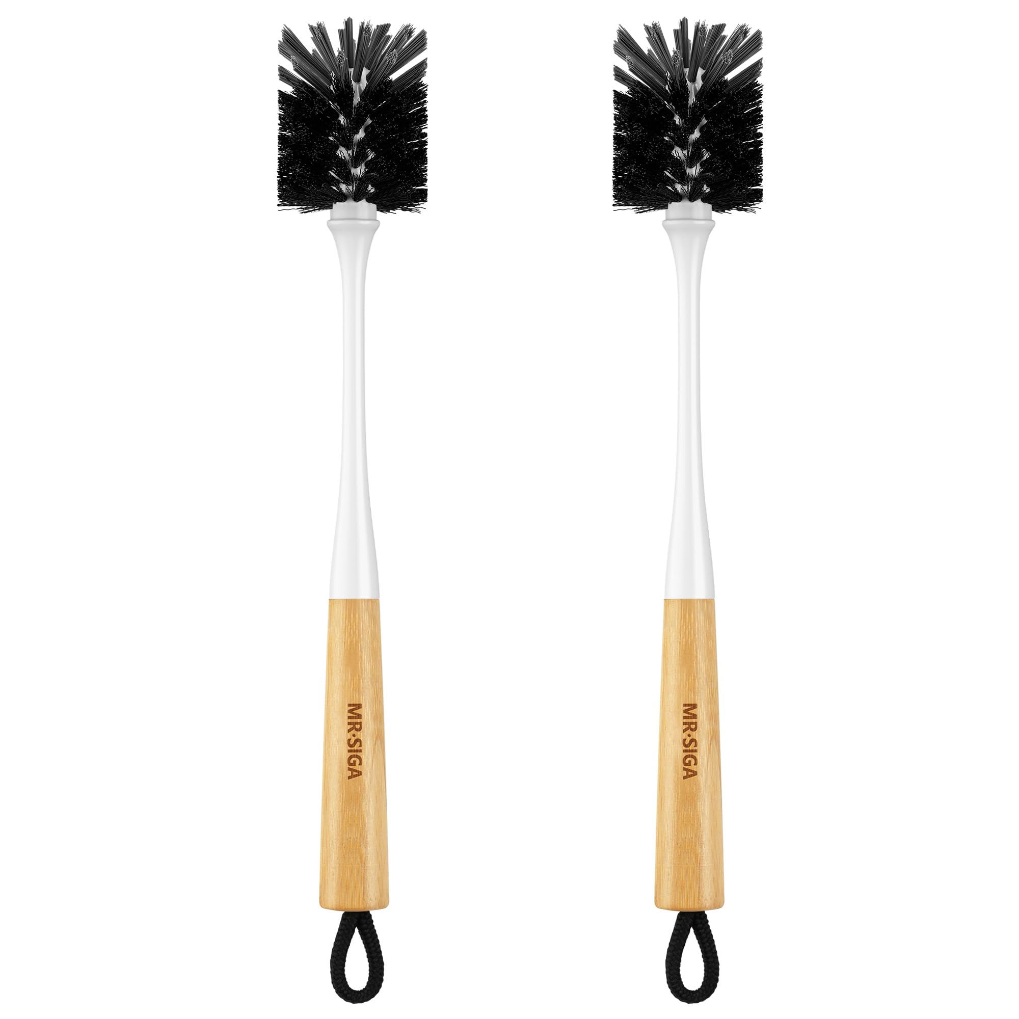 MR.SIGA long-handle bottle brush reaches deep corners for thorough cleaning