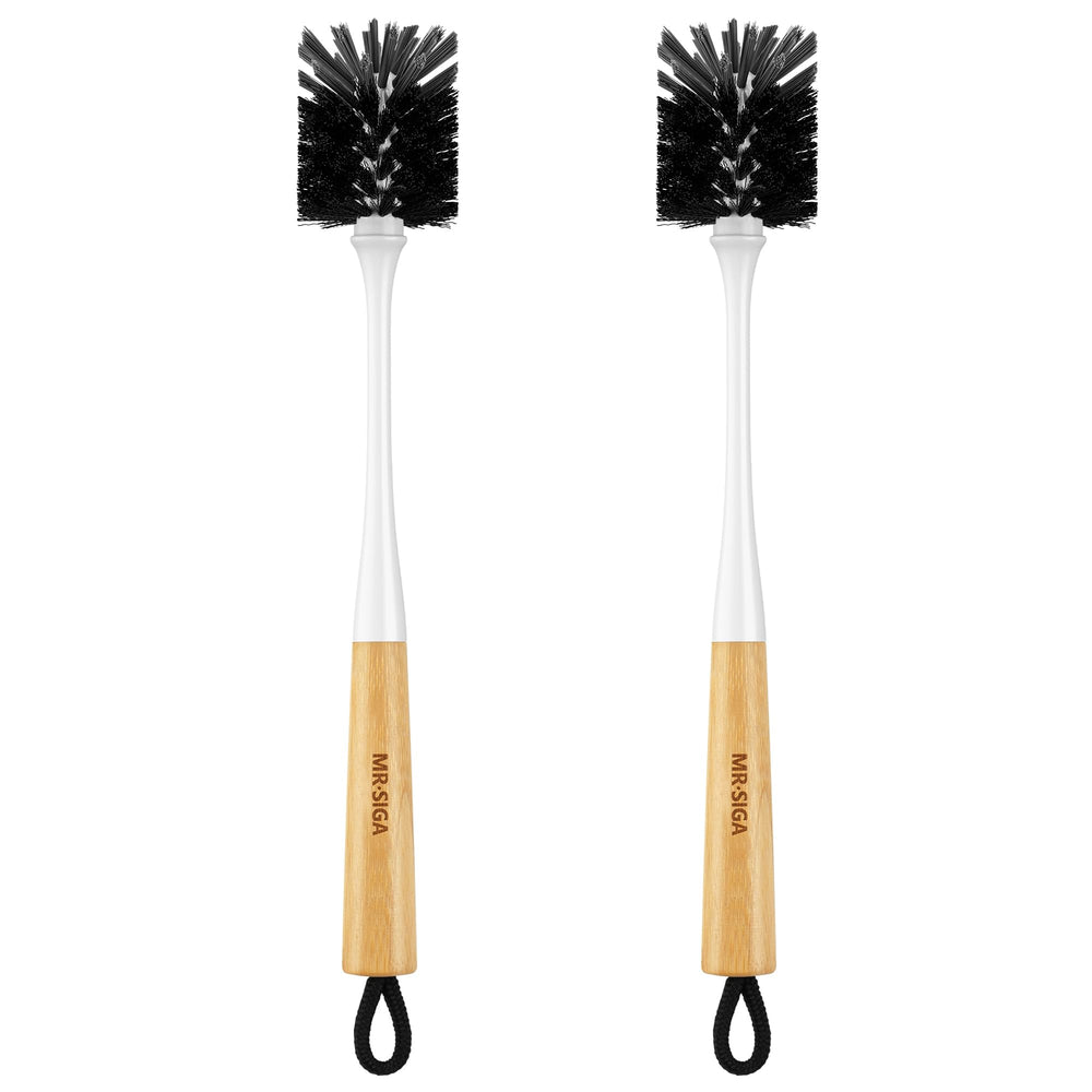 MR.SIGA long-handle bottle brush reaches deep corners for thorough cleaning