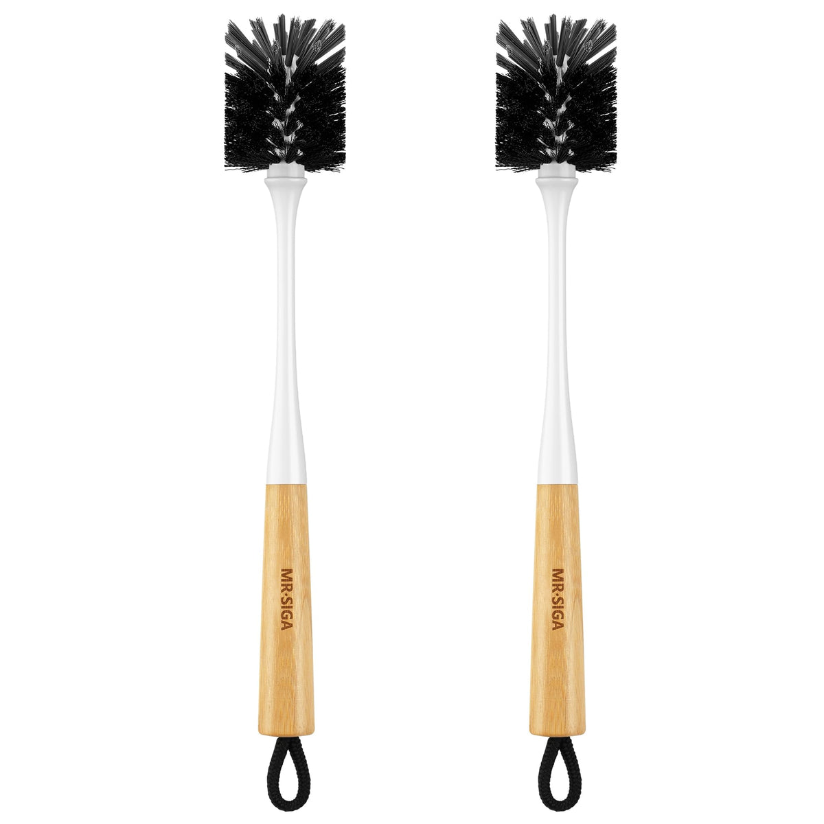 MR.SIGA long-handle bottle brush reaches deep corners for thorough cleaning