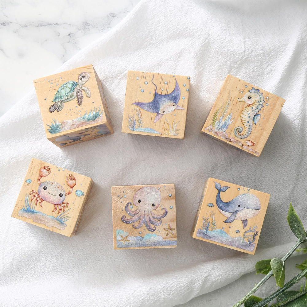 MRYAWXBK wooden nursery blocks showcasing sturdy craftsmanship for kids' spaces