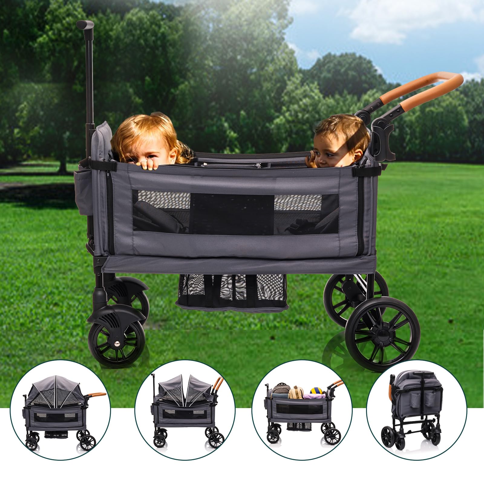 MRZLB Wagon adjustable handlebar for comfortable push