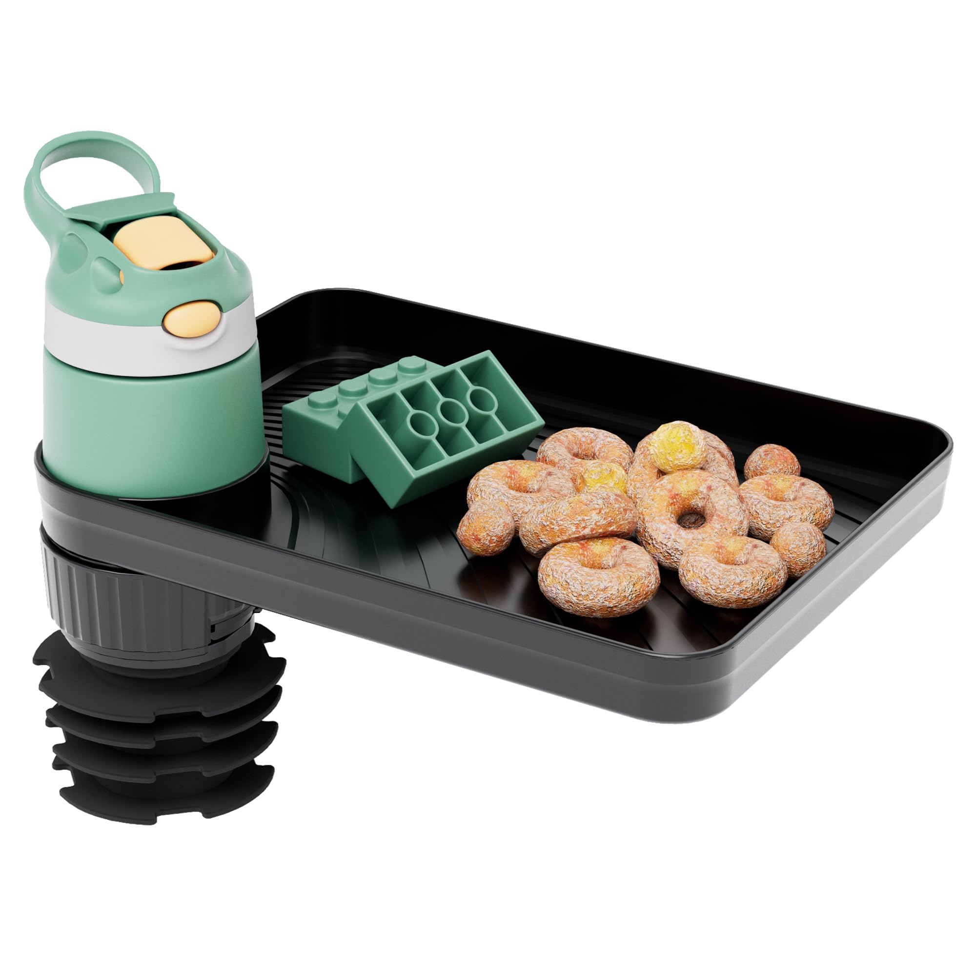 MS MASTER SHOW car seat tray with cup holder secures snacks on the go