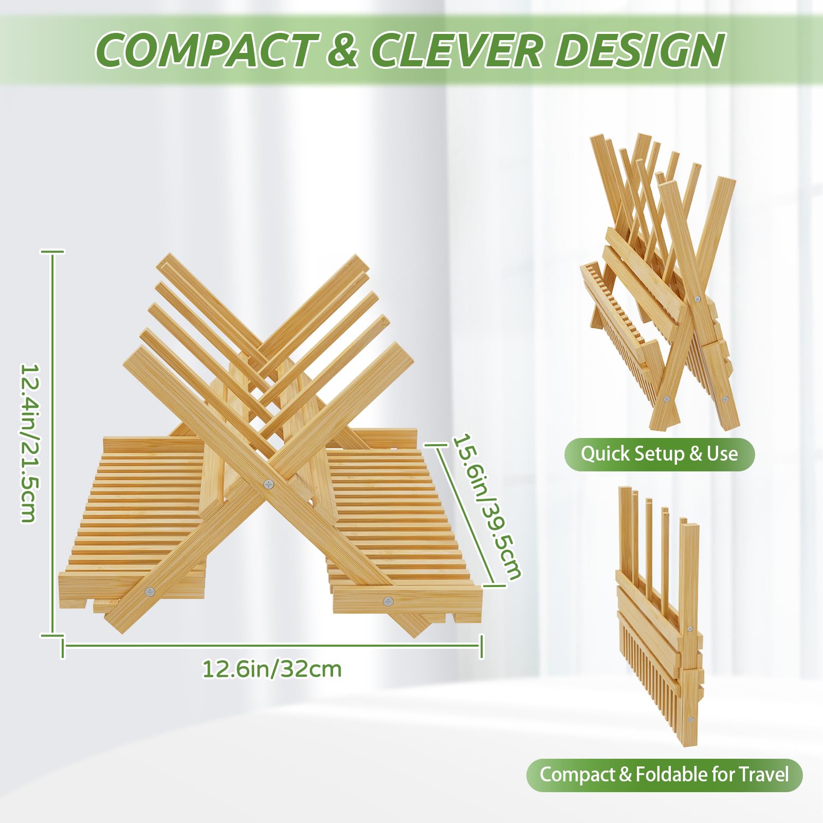 Msoesticc.dl DSVENROLY bamboo material close-up highlights natural grain and durable finish.