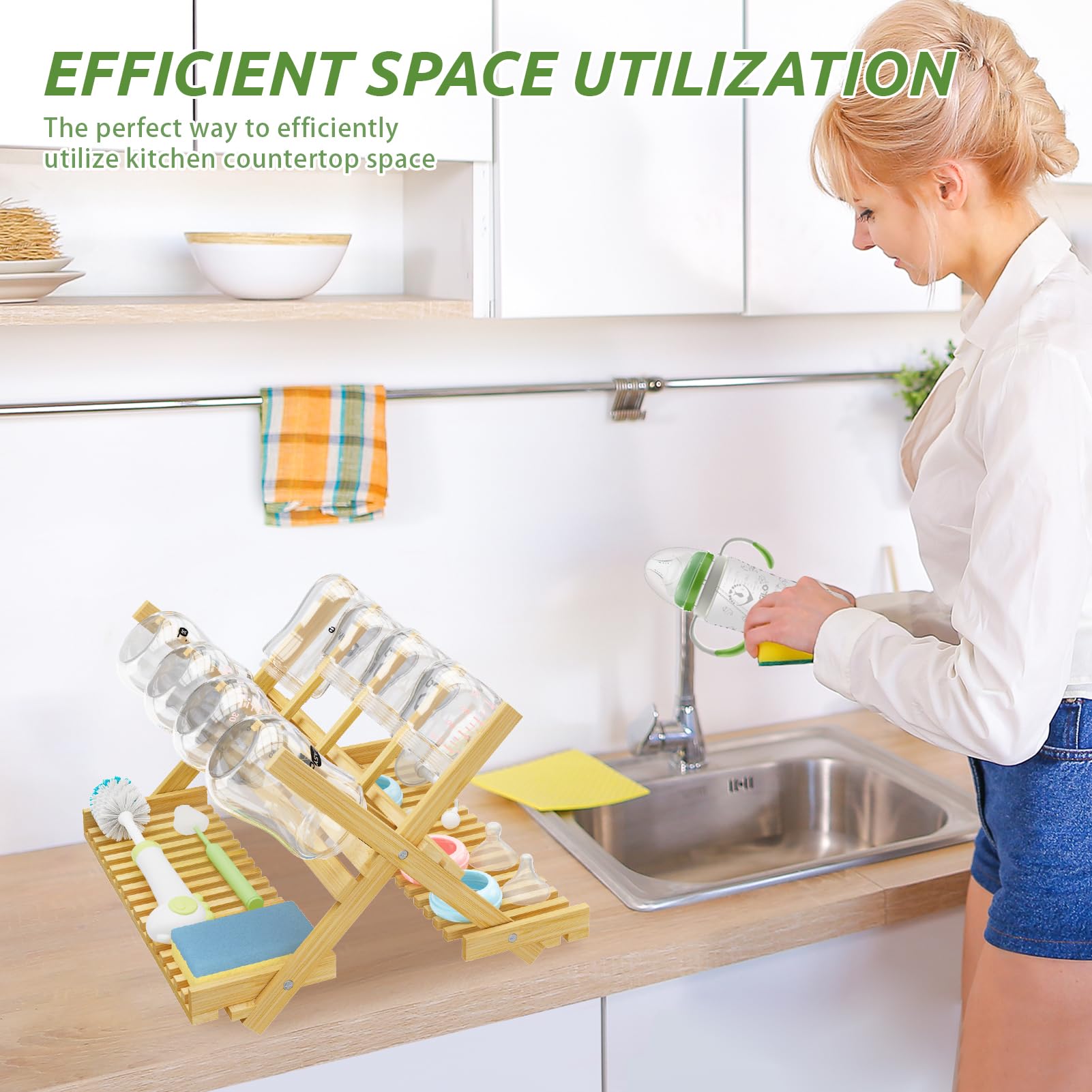 Msoesticc.dl DSVENROLY keeps cleanup simple with accessible spacing for bottles and lids.