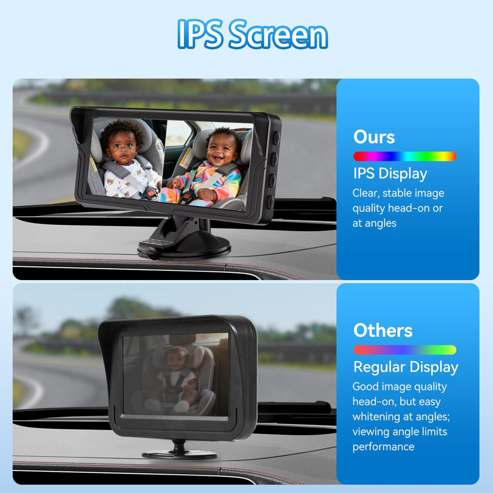 Mtawosh night vision IR preserves visibility in low light without disturbing the baby