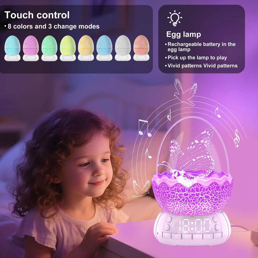 MTDYHY butterfly night light bluetooth speaker for music or stories.