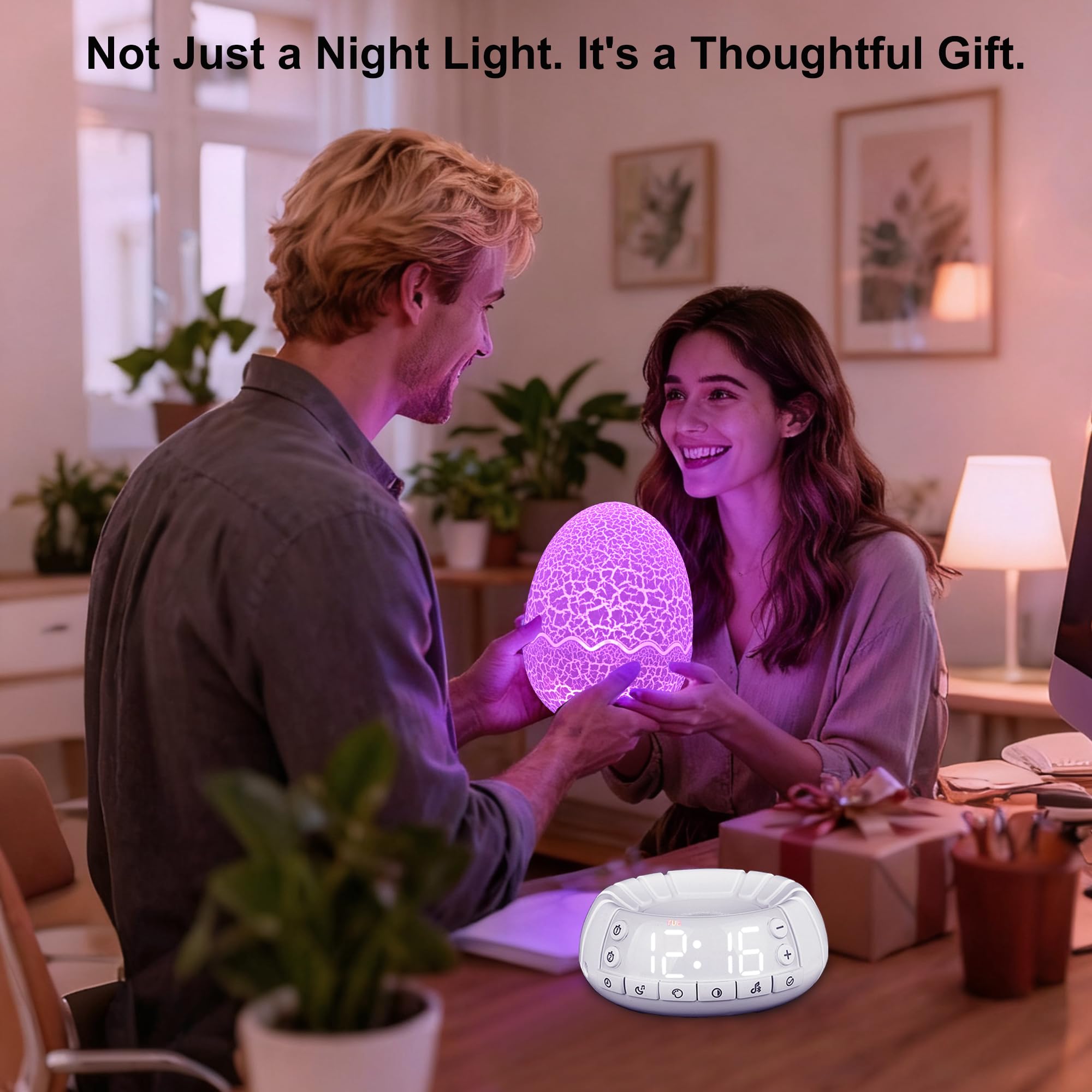 MTDYHY butterfly night light brightness control for dimming at night.