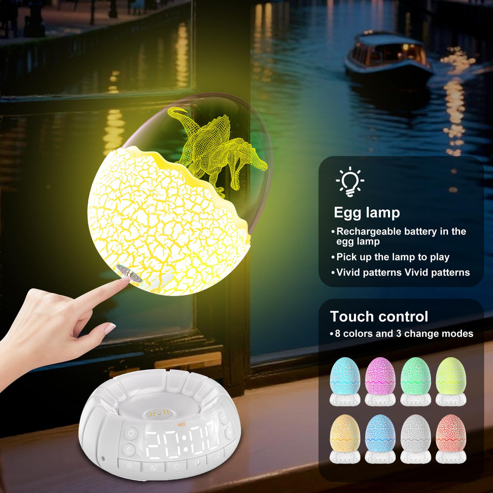 MTDYHY dinosaur egg Bluetooth speaker delivers crisp sound for music and podcasts