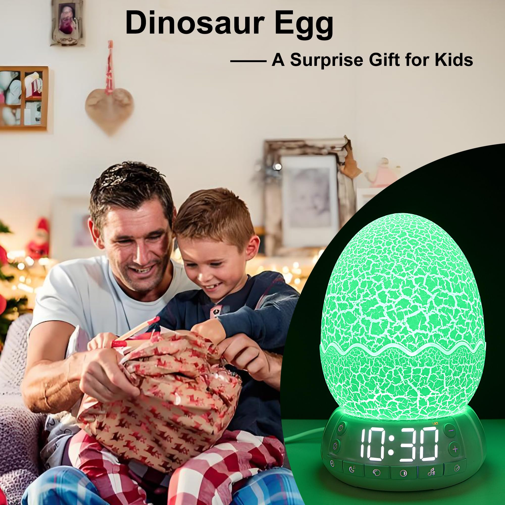 MTDYHY dinosaur egg pattern shell lamp features decorative luminous shell details