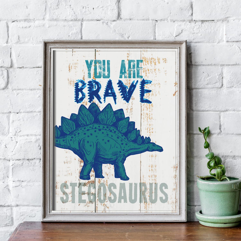 MTL HOE Dinosaur wall art prints kids room display complements bold decor and storytelling.