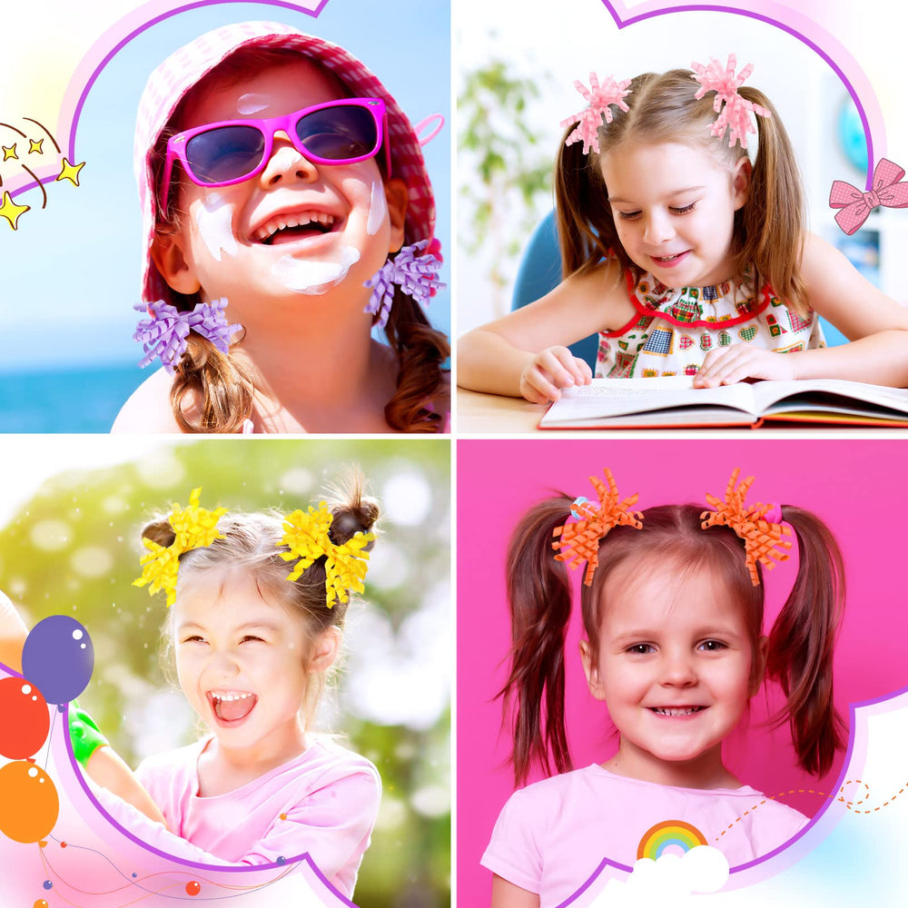 MTLEE baby hair ties multicolor bows add cute detail to outfits