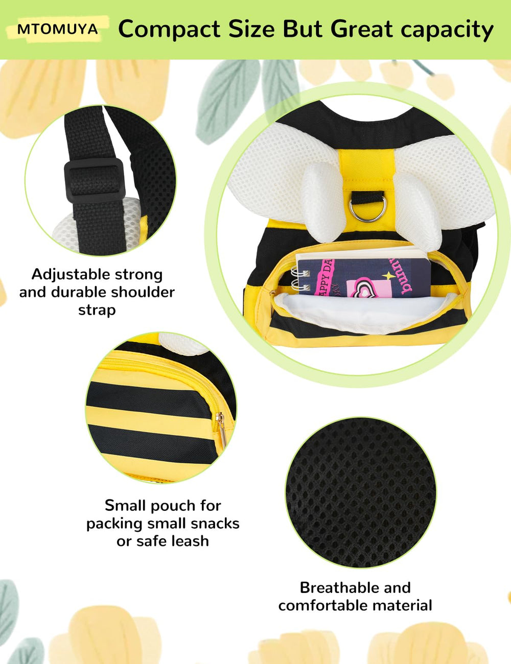 MTOMUYA 360 rotary connector enabling natural toddler movement