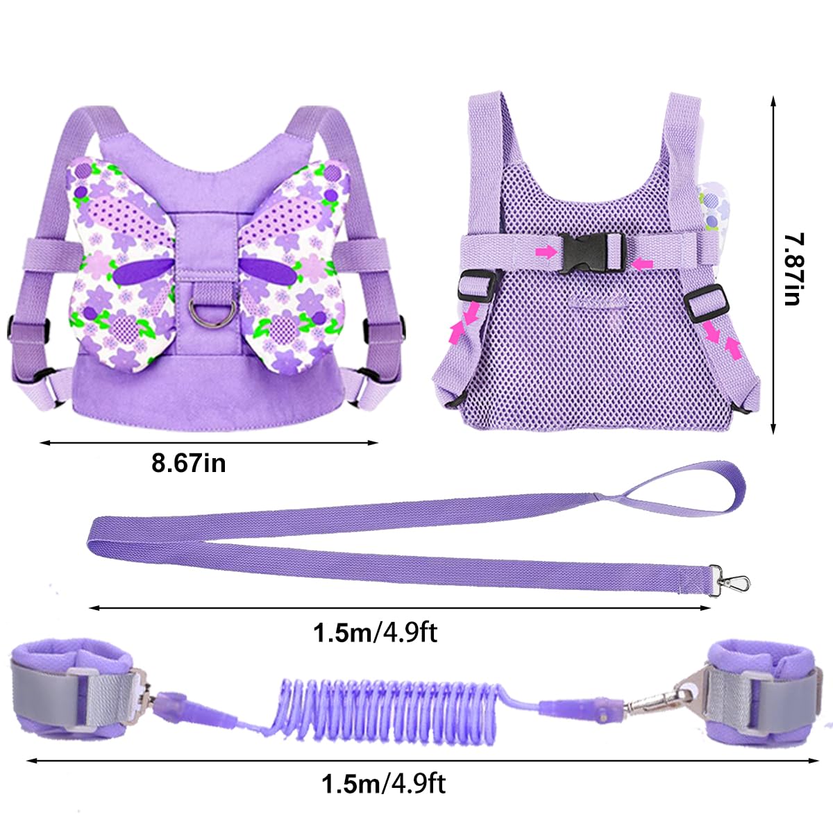 MTOMUYA anti-lost wrist link demonstrates a durable, lockable connection for curious kids.