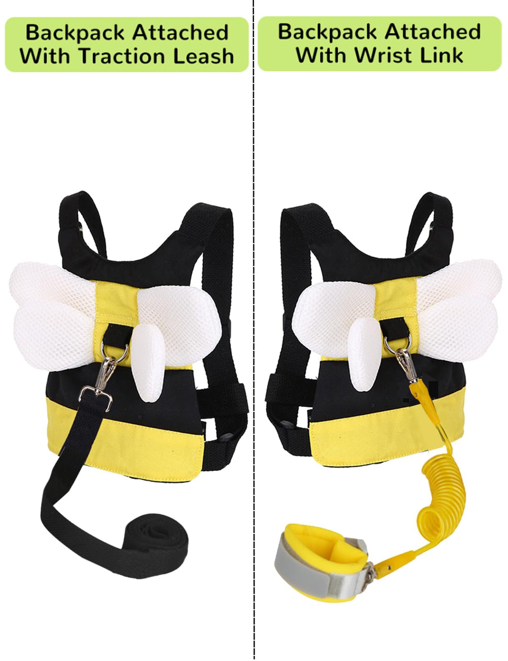 MTOMUYA bee wings design attracts kids and encourages wearing