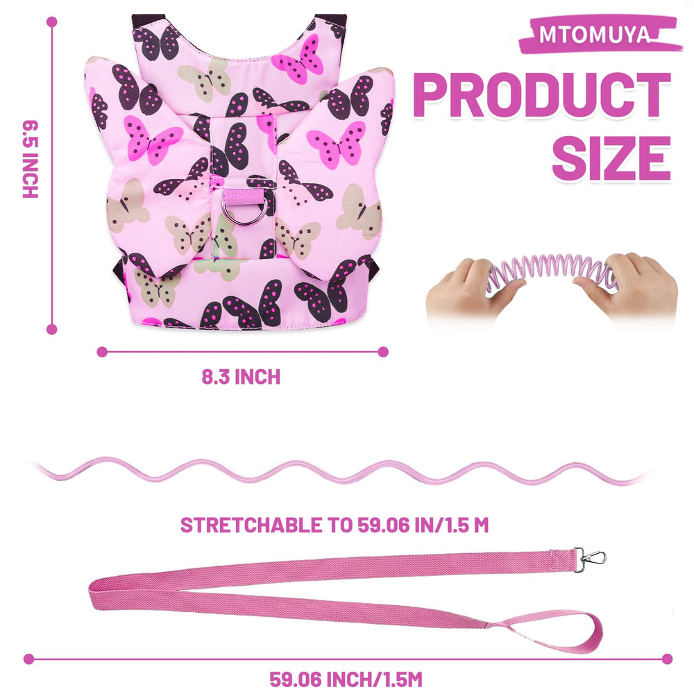 MTOMUYA butterfly shoulder straps help kids wear comfortably during outings