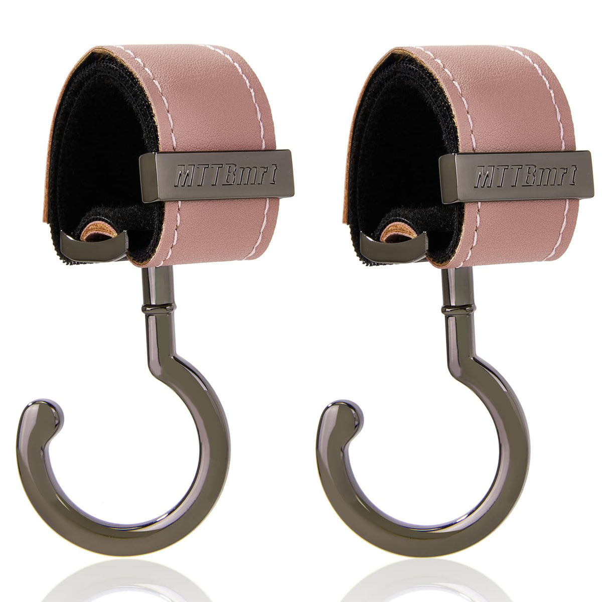 MTTBmrt stroller hooks 360-degree rotation for easy bag access while strolling.