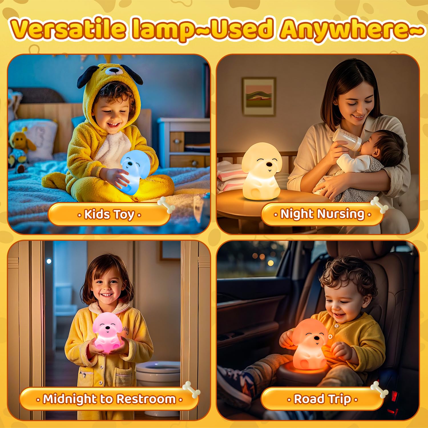 Mubarek nursery decor night light doubles as cute room accent.