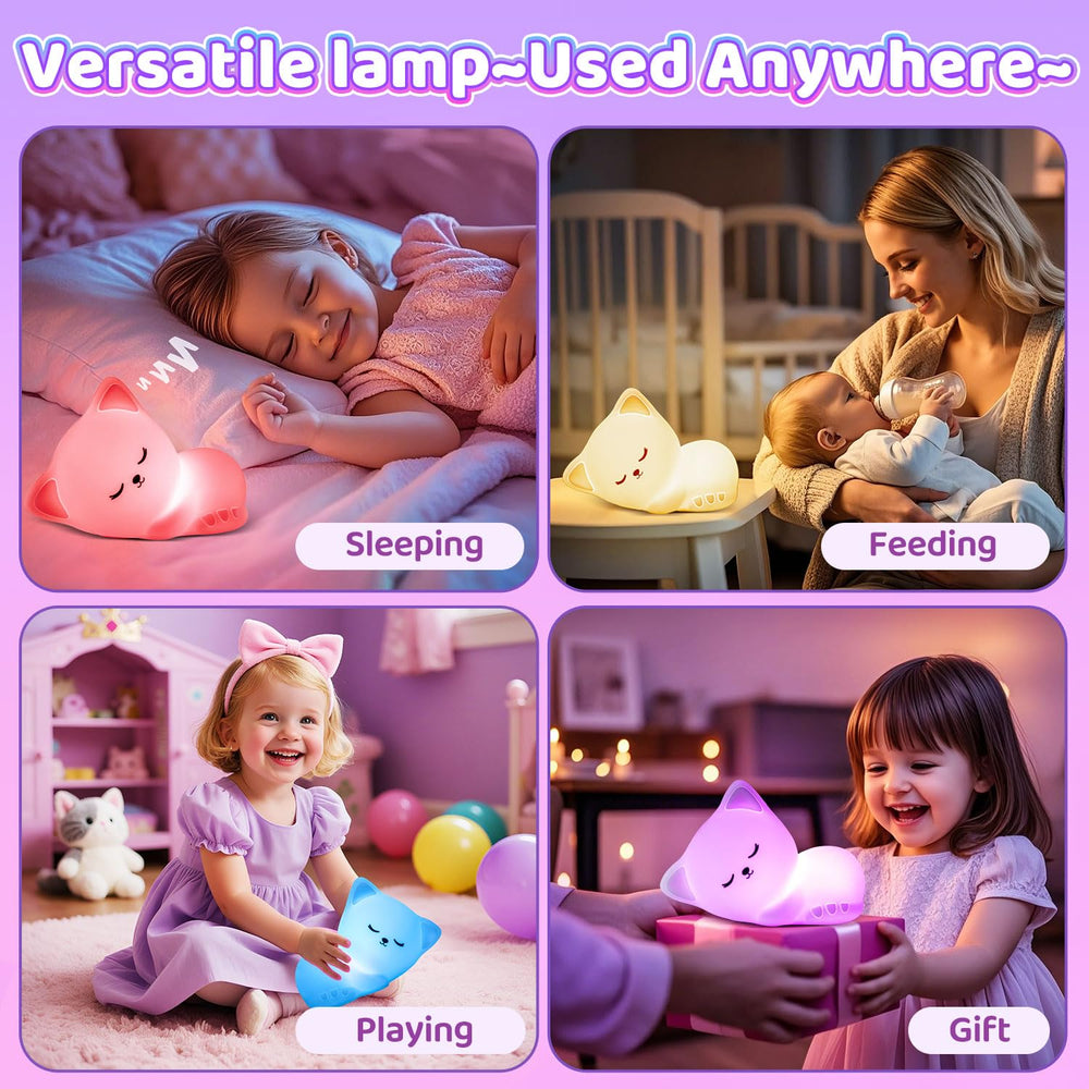 Mubarek cat night light doubles as decor and bedtime buddy.