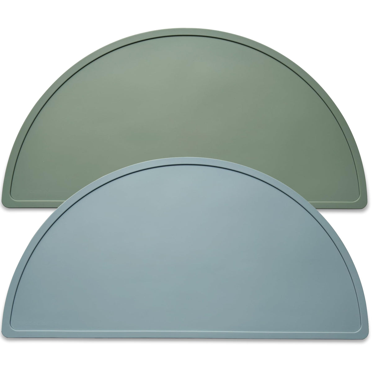 Mubobiee silicone placemats babies dining-setup reduces mess on surfaces.