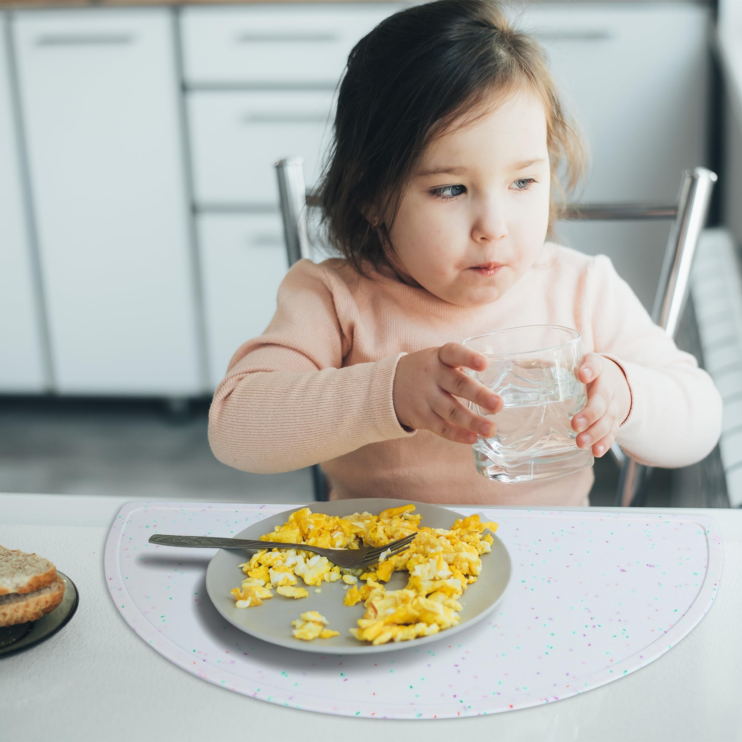 Mubobiee Silicone Placemats dishwasher-safe for quick cleanup after meals