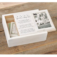Mud Pie Keepsake Grandma's Magic Box photo opening to display grandchildren's photo