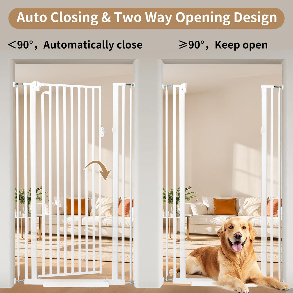 Mudanku cat gate tall design suitable for stairs and hallways
