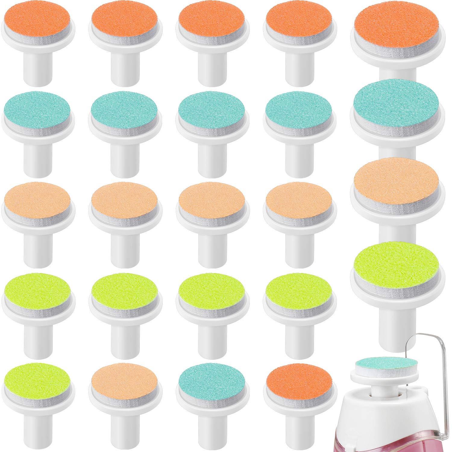 Mudder baby nail file pads pink pack for newborn nails gentle smoothing