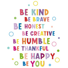 Mudder colorful wall stickers pack brightens classrooms with positive messages.