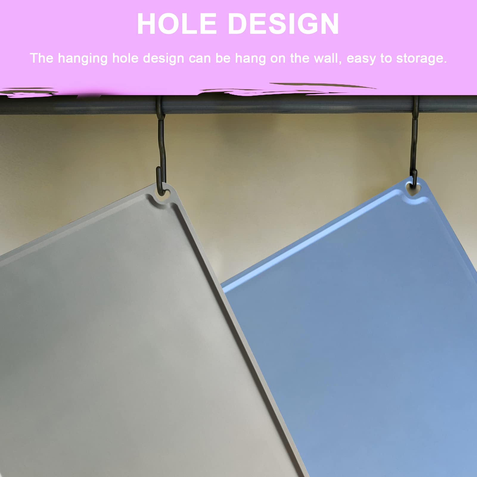Mudocp silicone placemats protect tables from spills and heat at meal times.